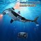 Summer Remote Control Shark Toys High Simulation, Party Fun Games for Pool & Bath (Gray)